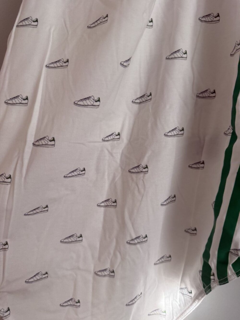 NWT Adidas Cotton Sleeveless Racerback Bodysuit White Print Size L $48 [jb] - Picture 8 of 9